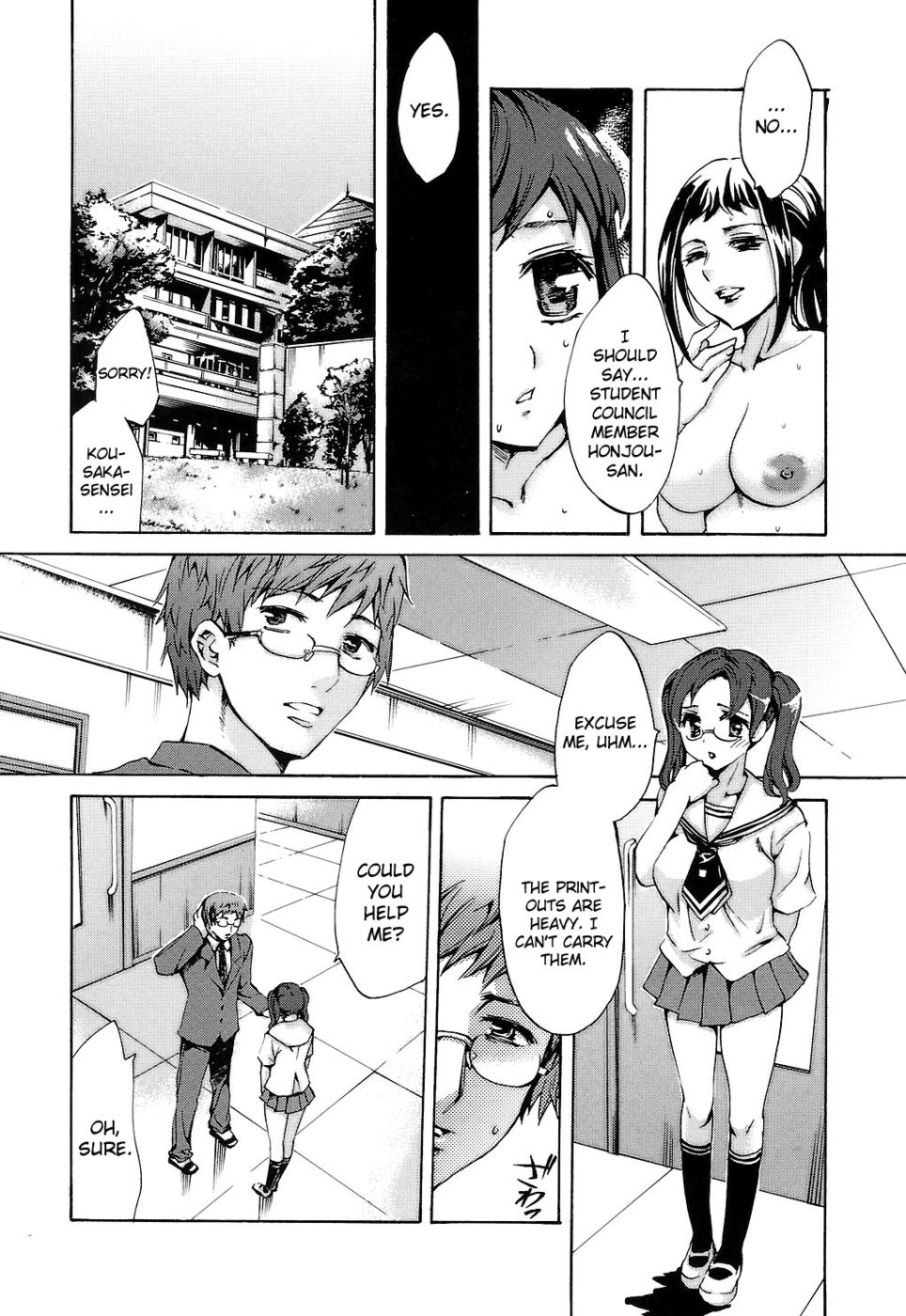 Hentai Manga Comic-Ryouran Gakuen Kakumeiki - Hyakka Ryouran!-Chapter 3-6